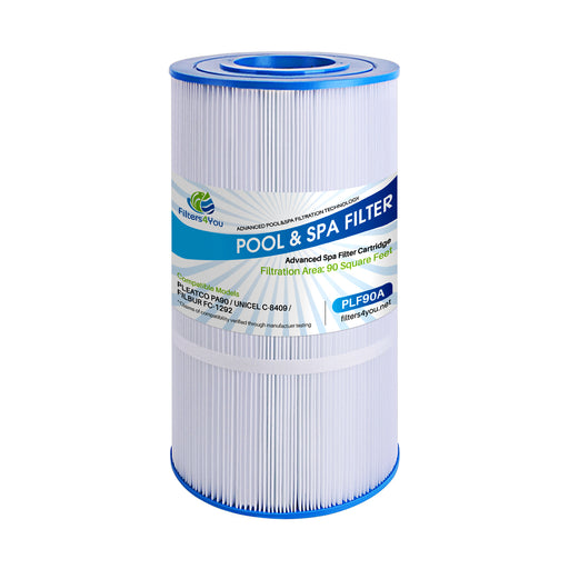 Filters4you- F4Y- PLF90A Pool Filter Replacement for C900 & 90, CX900RE, CX900-RE, PXC95, PA90 & PA90-4, C-8409 Filter Cartridges, 1 pack