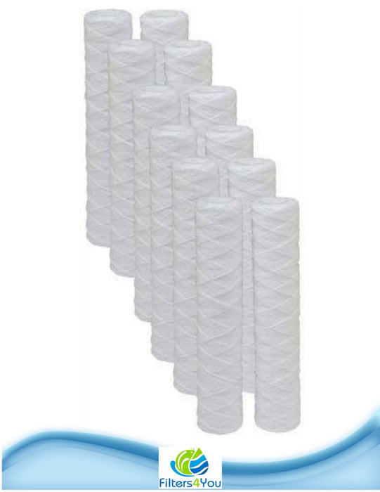 Fits American Plumber W5W Whole House String Sediment Filter Cartridge 12 PACK