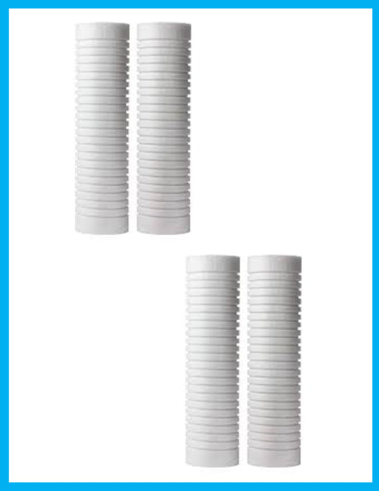 Purenex SG1M 1 Micron Sediment Water Filter Grooved Cartridge, 4Pack, New