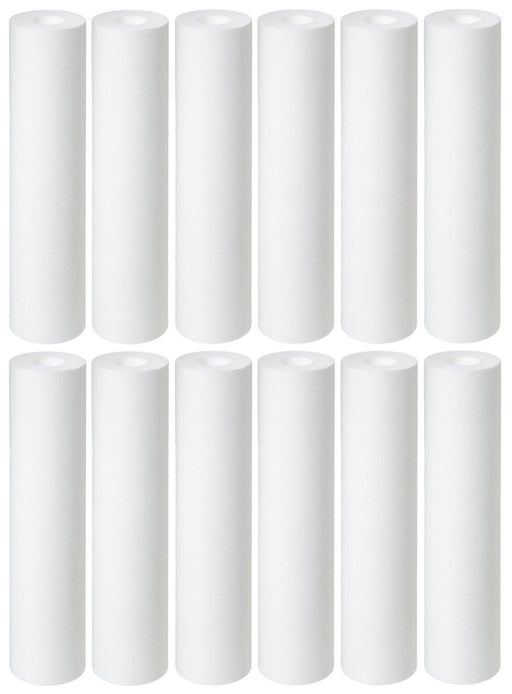 Pentek P5 5 Micron 10 x 2.5 Inch Whole House Sediment Water Filter 12 Pack