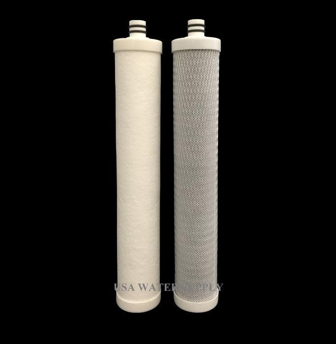 Replacement Water Filters Carbon/SED for Culligan AC-30 Reverse Osmosis (2PC)