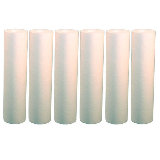 Pentek DGD-2501-20 1 Micron Whole House 20 Inch Sediment Water Filter 6 Pack