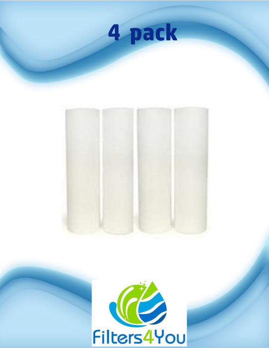 4 Pack Water Filter 5 Micron 10” x2.5” Compatible Whirlpool WHKF-GD05