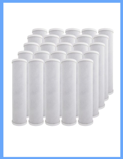 (Package Of 25) Pentek GAC-10 Compatible Drinking Water Filters (9.75" x 2.875")