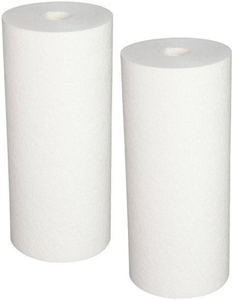 2-PACK of  Sediment Water Filter Whole House Big Blue 1 Micron 10"x4.5"