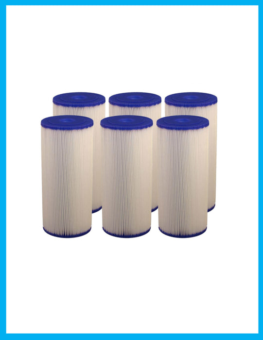 SPC-45-1020 20 Micron 10 Inch Whole House Sediment Water Filter 6 Pack