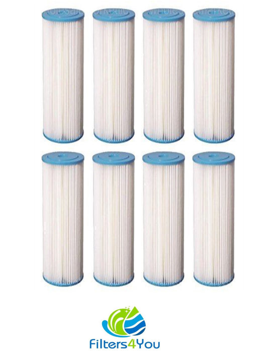 CFS – 6 Pack Water Filters Cartridges Compatible with 155001-43, S1, S1A Models – Removes Bad Taste & Odor – Whole House Replacement 9 3/4-inch x 2 1/2-inch Water Filtration System, White