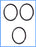 3 O-rings For:pentek Big Blue Housing /151122, 152032, OR-100A O-Rings