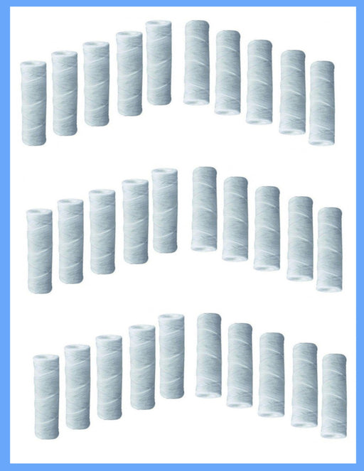 1SS-30 Campbell 5 Micron Water Filters Sediment Cartridges Reverse Osmosis 30PK