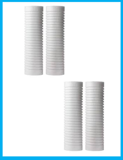 CFS – 4 Pack Melt Blown Sediment Water Filters Cartridge Compatible with AP1001, AP109, FPMBG-1-975 – Remove Bad Taste & Odor – Whole House 10" Filtration System, 1-Micron