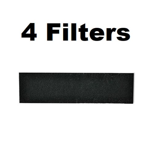 4 PACK Carbon HEPA Pre-Filter for Honeywell and Vicks HRF-B1 HRF-B2