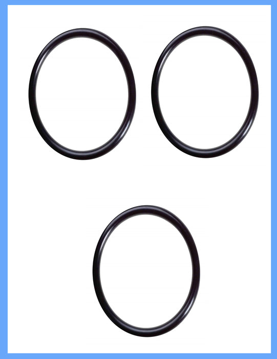 CFS – Compatible with OR-250 (OR250) O-Ring Replacements for Standard 3.484 Inch Reverse Osmosis Water Filter Housings - Black, Pack of 3