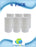 10 x 4.5 Inch SWC-45 5 Micron String Wound Sediment Water Filter 6 Pack