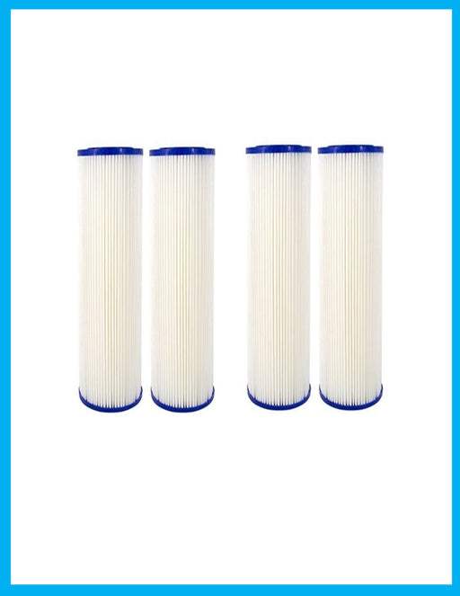 CFS – 4 Pack Pleated Water Filters Cartridge Compatible withR30,W34-PR, WC34-PR, WVC34 – Whole House Replacement 10" Filtration System, 5-Micron