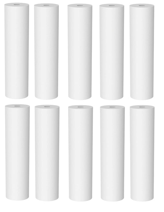 Compatible with DGD-5005-20 155358-43 Big Blue 20-Inch Sediment Water Filter, 4.5" X 20", 100% Pure Polypropylene Gradient Density Cartridge, 5 micron 5 Micron 20" x 4.5" Big Blue Sediment Water Filter - 10 Filters