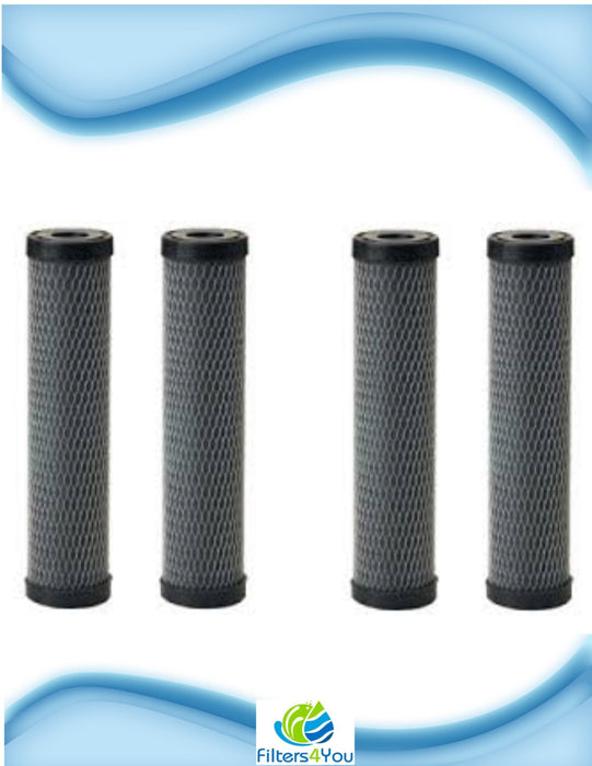FITS  OmniFilter T01, TO1, TO1-DS Carbon Water Filter 5 Micron 4 pack