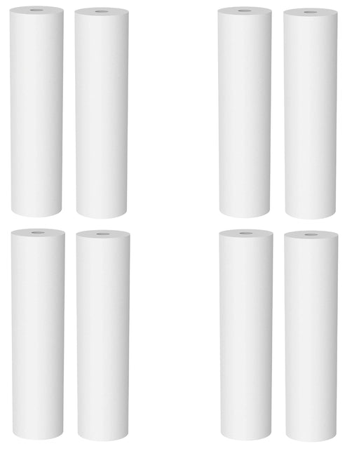 Compatible with DGD-5005-20 Big Blue 20-Inch Sediment Water Filter, 4.5" X 20",100% Pure Polypropylene Gradient ,5 micron, 20" x 4.5" - 8 Filters