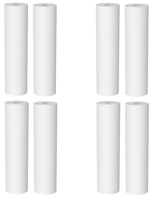 Compatible with DGD-5005-20 155358-43 Big Blue 20-Inch Sediment Water Filter, 4.5" X 20", 100% Pure Polypropylene Gradient Density Cartridge, 5 micron 5 Micron 20" x 4.5" Big Blue Sediment Water Filter - 8 Filters