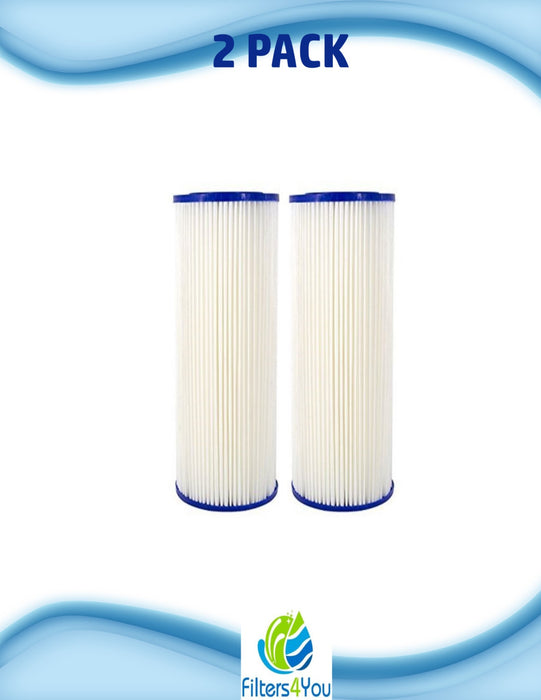 2 PACK American Plumber W50PE Compatible Whole House Pleated Sediment Filter