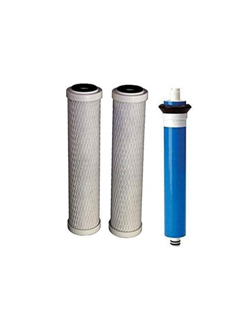 Three-stage reverse osmosis replacement filter set, compatible with ERO 300