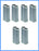 (Package Of 12) Pentek GAC-10 Compatible Drinking Water Filters (9.75" x 2.875")