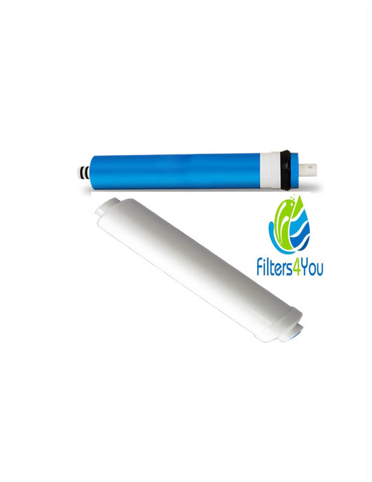 50 GDP RO Membrane + T33 Inline Post Sediment Filter Replacement Water Purifier